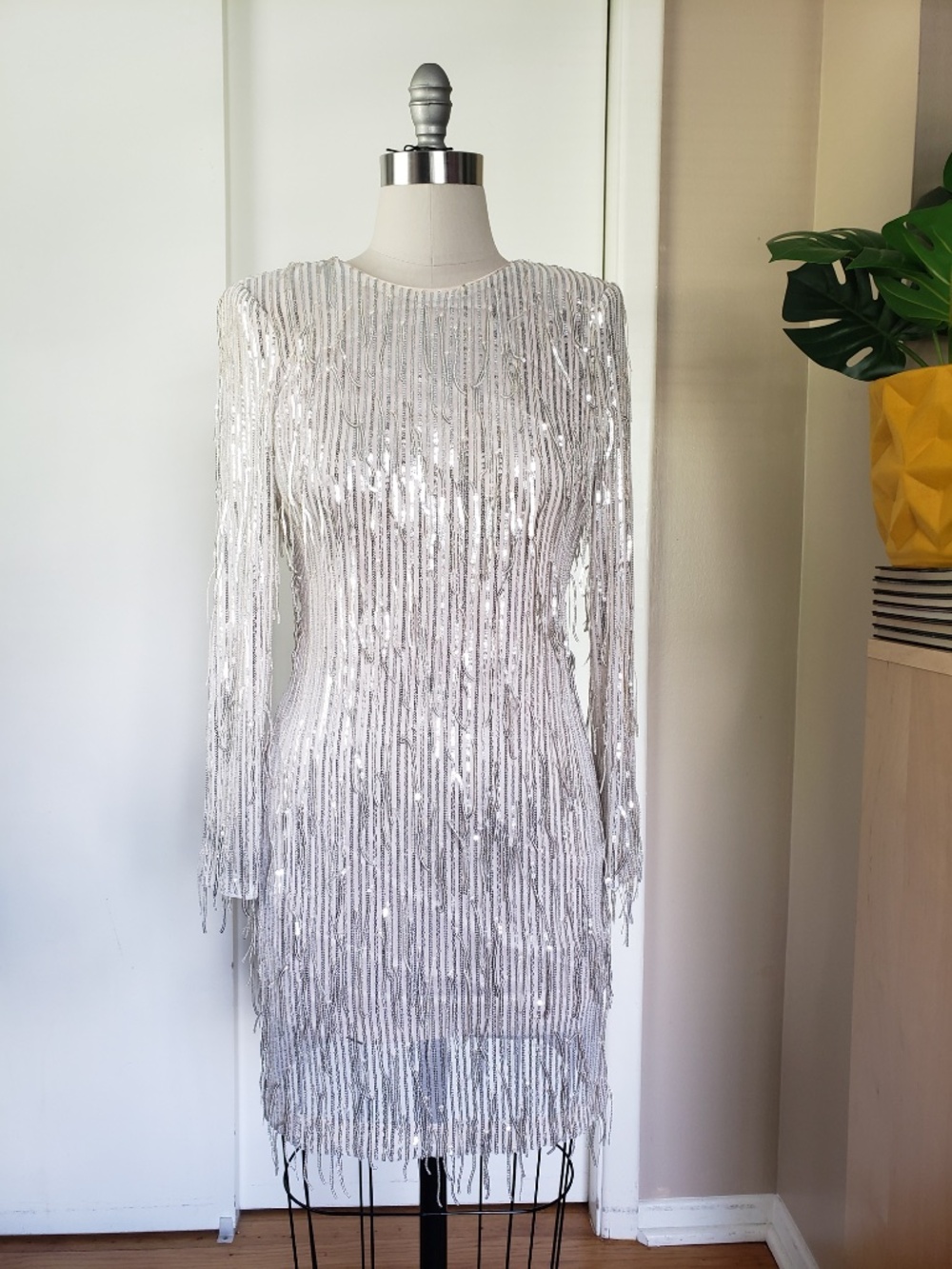 Fringe Sequin Dazzling Dress Size 6